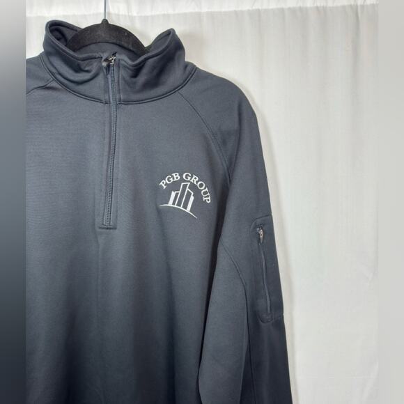 Sport-Tek PGB Group Logo Quarter Zip Sweatshirt Size XL - Picture 2 of 7